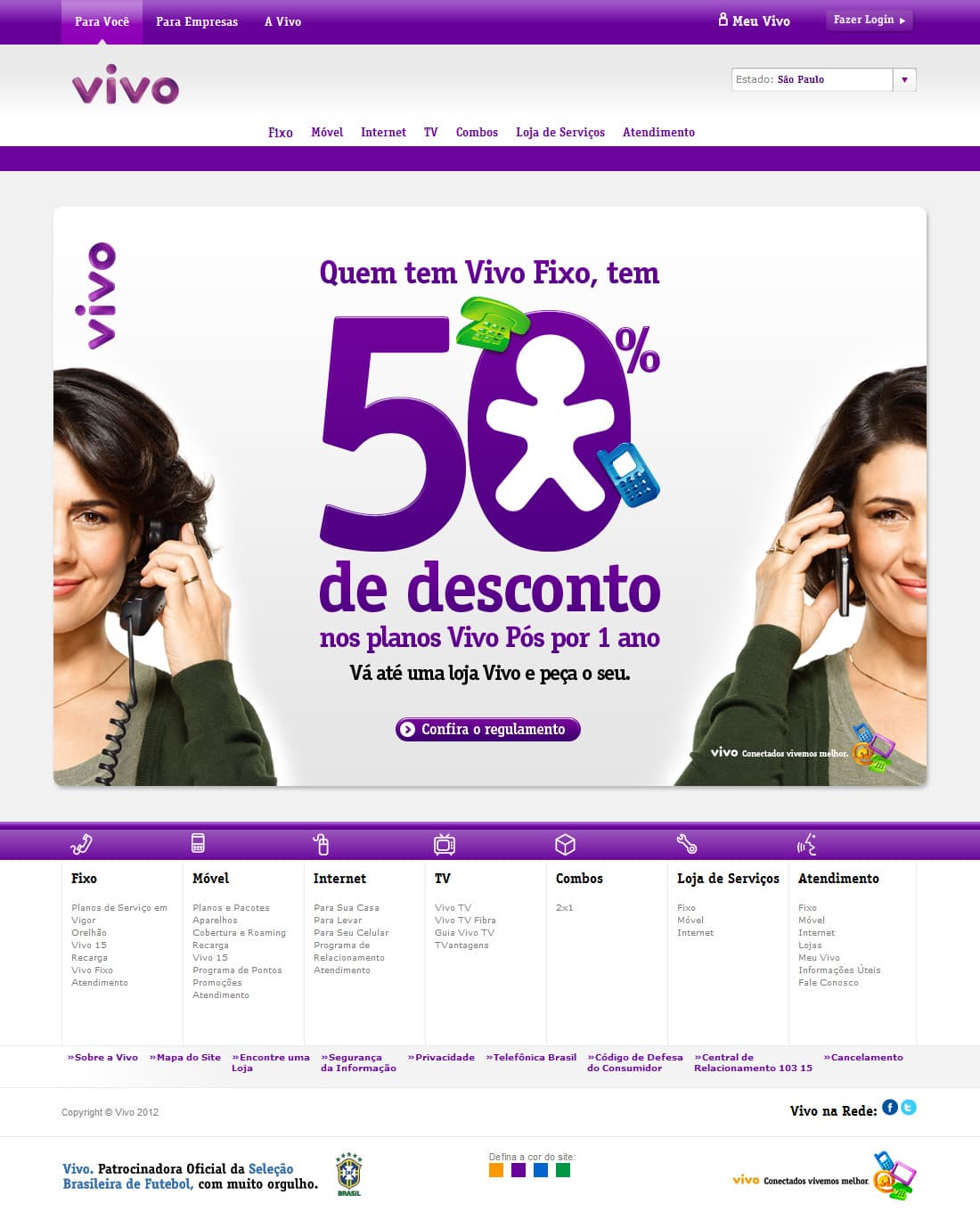 Vivo 50% de Desconto