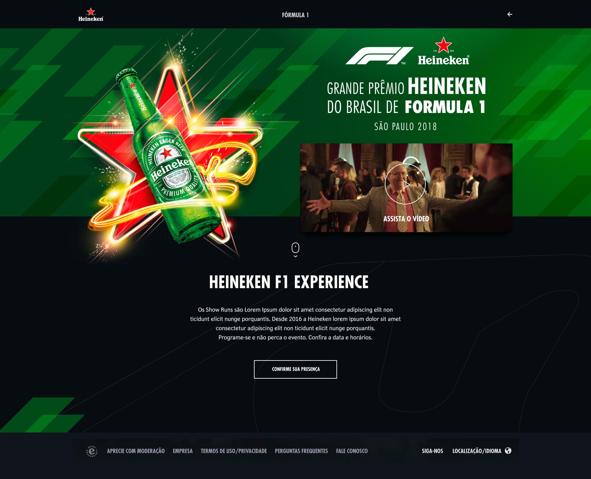 Heineken F1 Experience