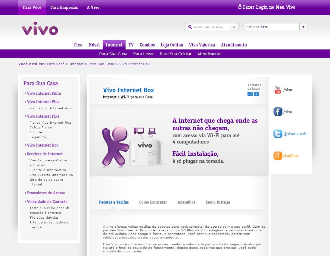 Vivo Internet Box